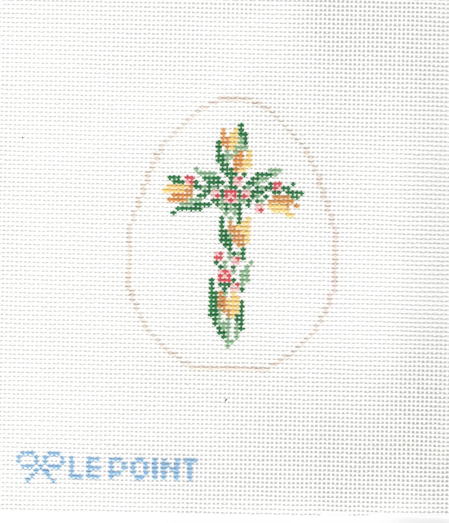 Floral Cross Egg