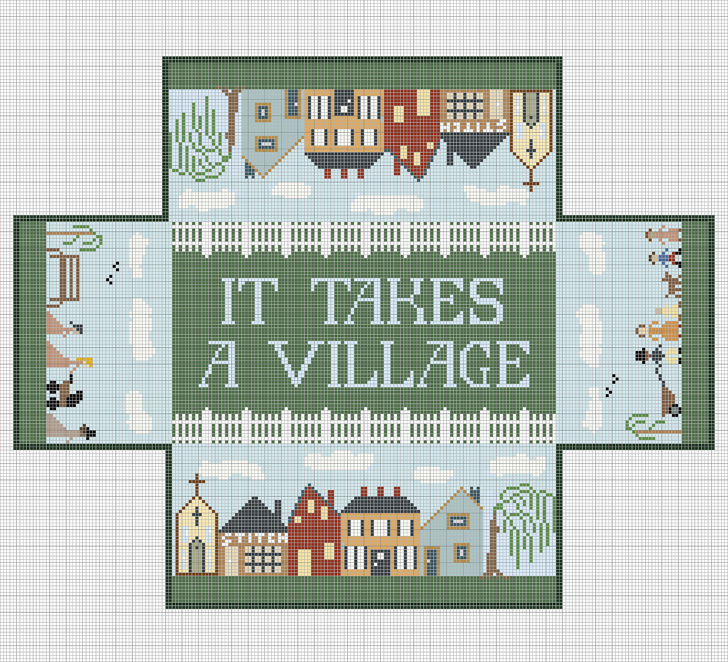 It Takes a Village Brick Cover