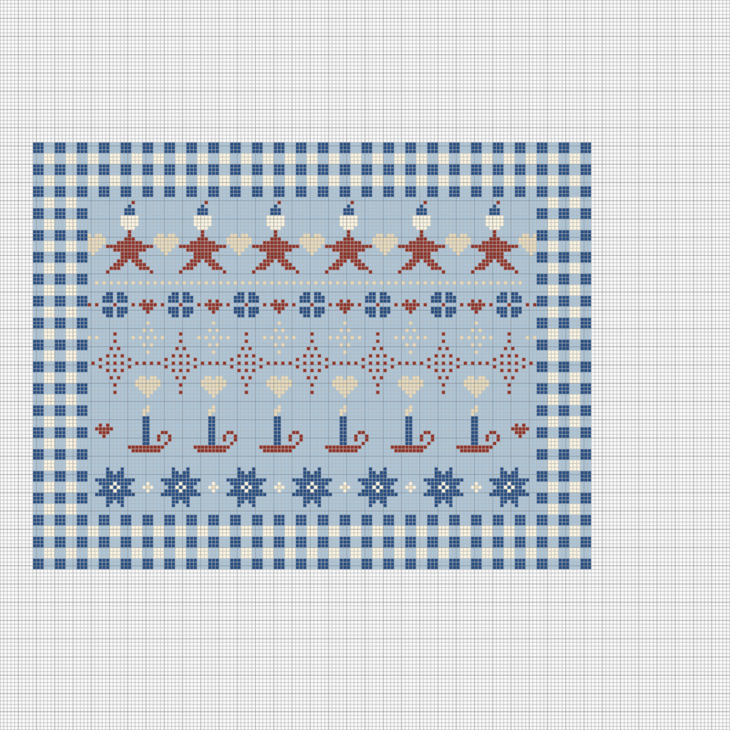 Blue Gingham Pierrot