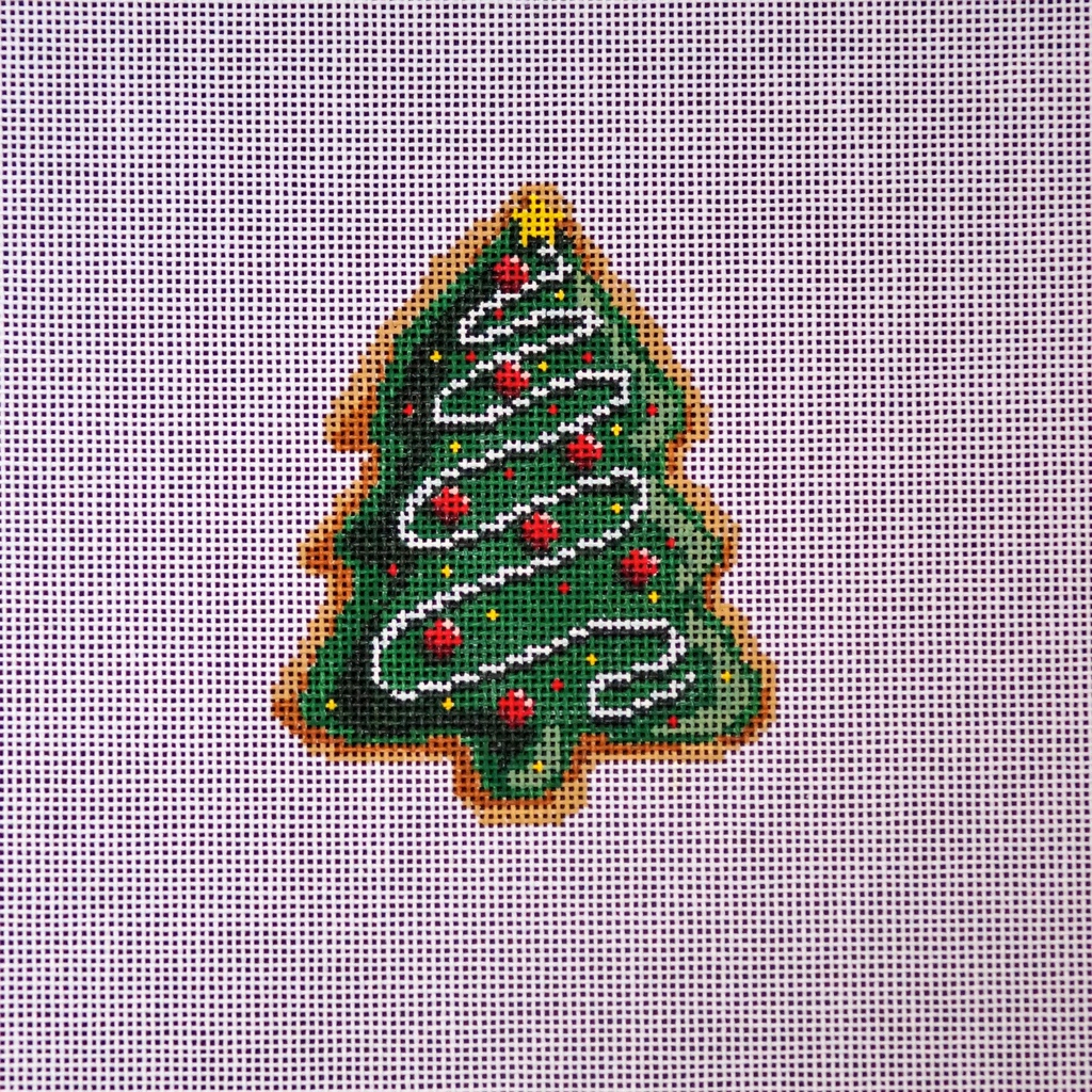 Christmas tree cookie