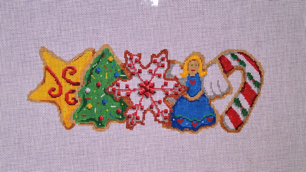 Christmas cookies row
