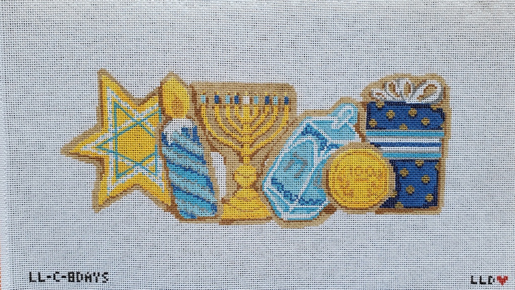 Hanukkah Cookies Row