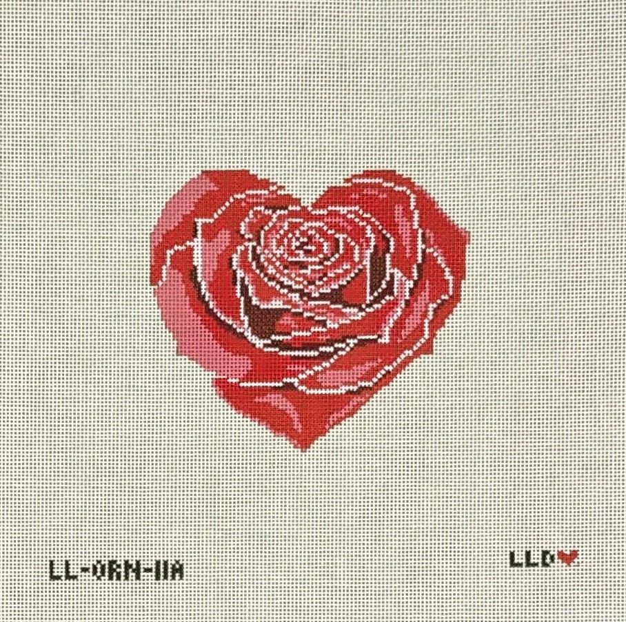 Rose Heart Small - Red