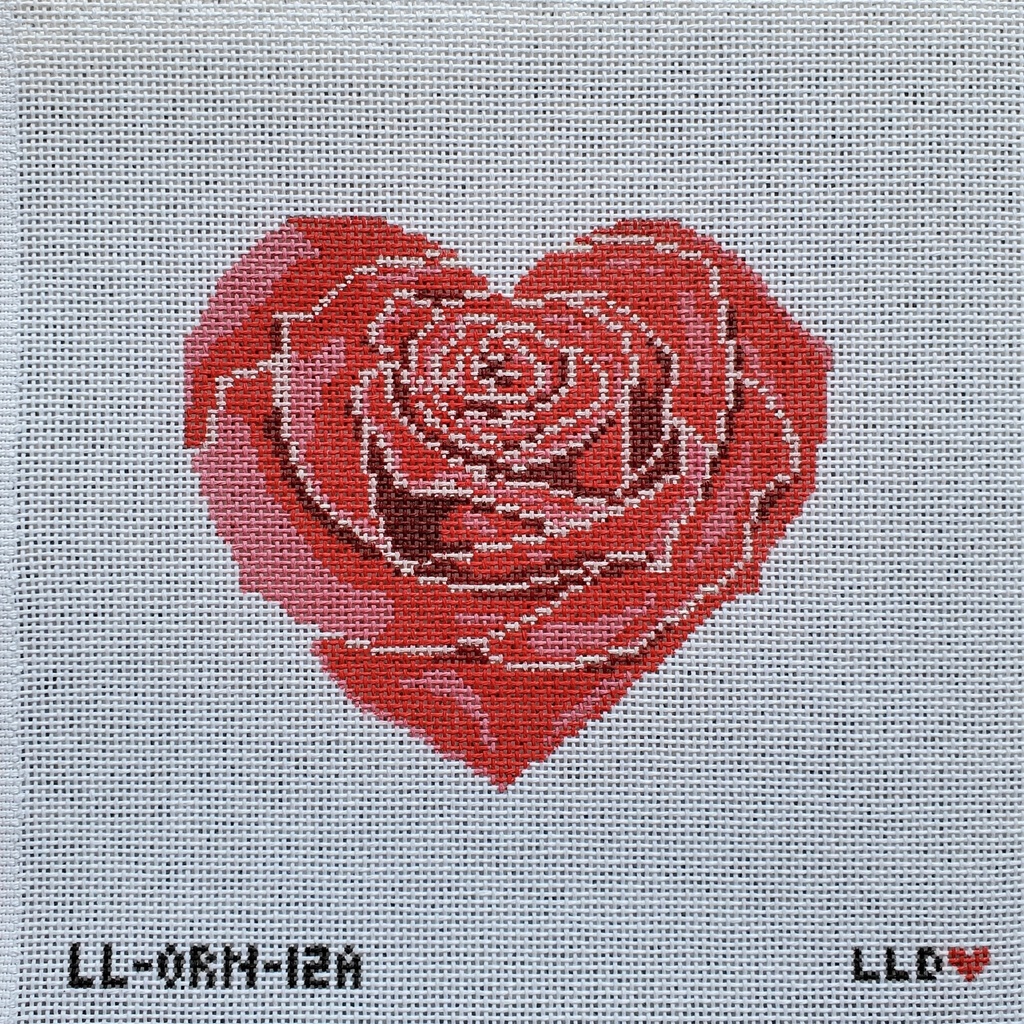 Rose Heart Large - Red