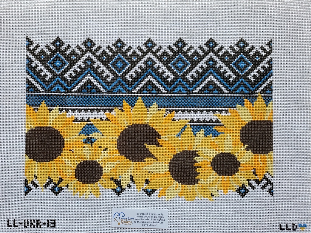 Slava Ukraini Sunflower Clutch