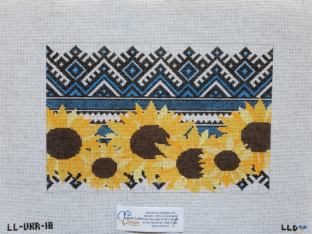 Slava Ukraini Sunflower Clutch