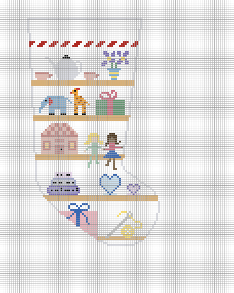 Girl Shelves (Midsize Stocking)