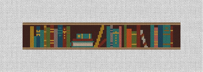 Bookshelf Key Fob Canvas