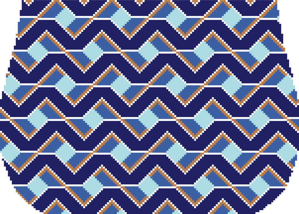 Zig Zag Geometric Purse Base