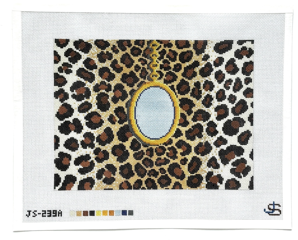 Leopard/Pendant Clutch