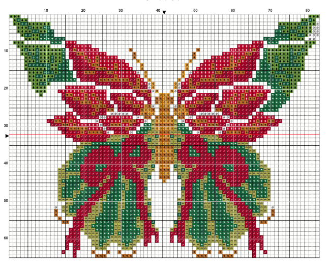 Holiday Butterfly Ornament