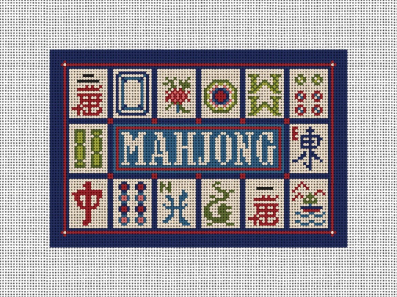 Mahjong Sapphire Card Bag
