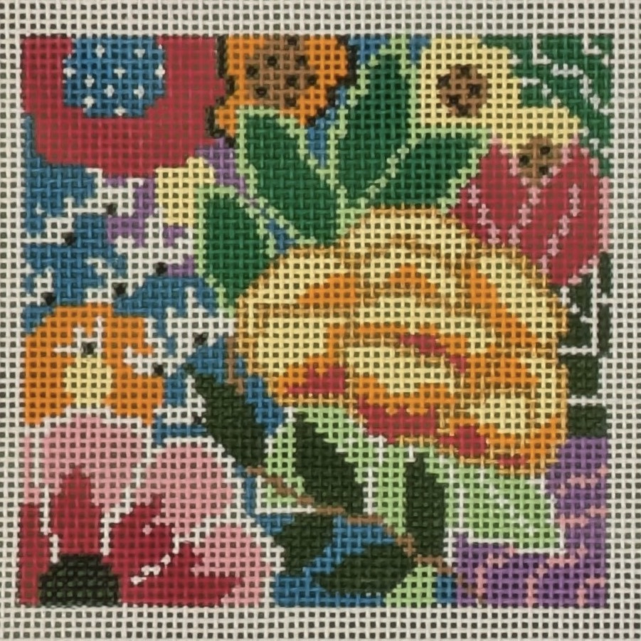 Floral Square Insert 13