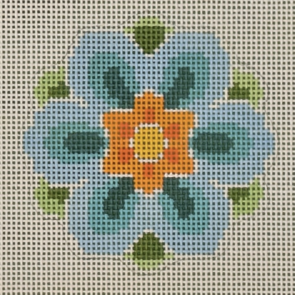 Chinese Flower Blue 13