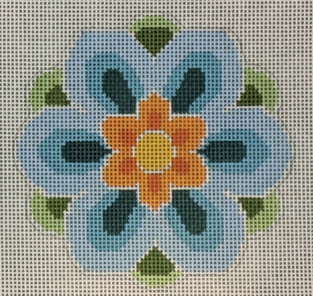 Chinese Flower Blue