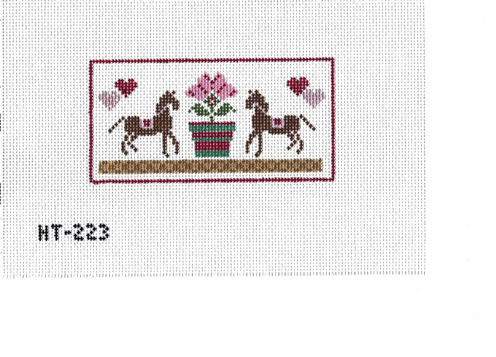 Red/Pink Horse Clutch