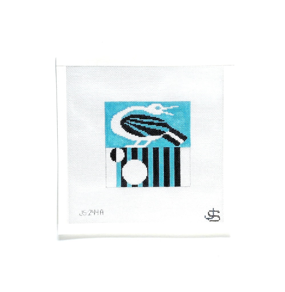 Hemingway Bird- small 4 inch square