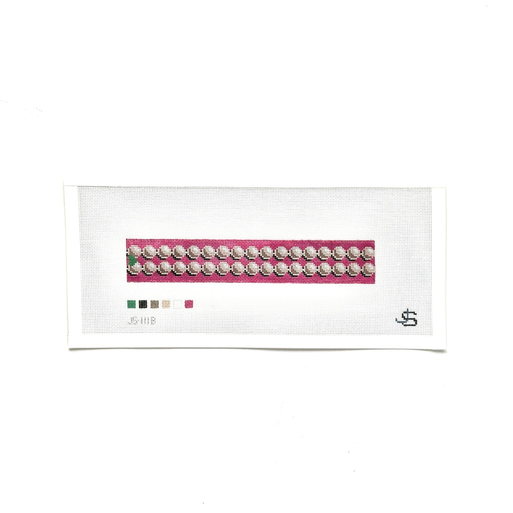 Pearl Double Key Fob Pink
