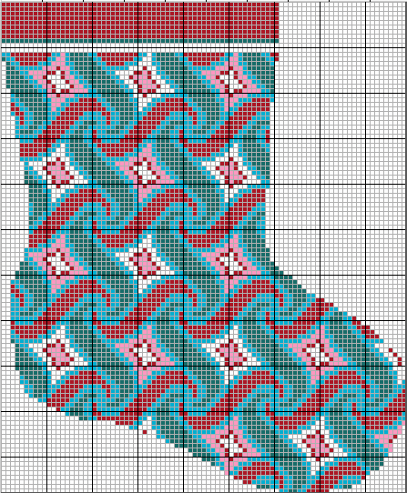 Swirl mini stocking