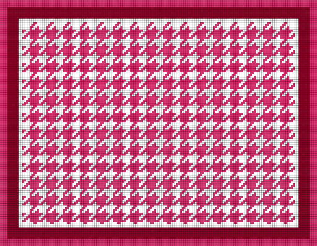Houndstooth Pink
