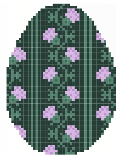Thistle Green Easter Egg