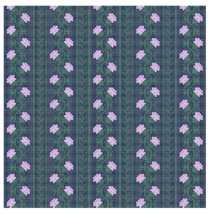 Thistle Vines Navy
