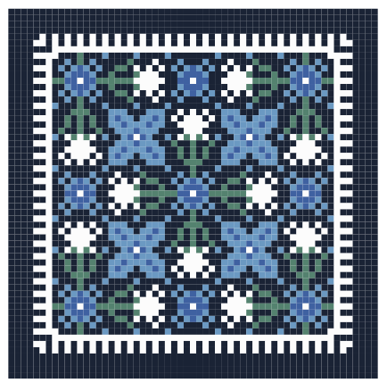 Millefleur Navy