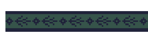 Green Navy Bedford Hatband