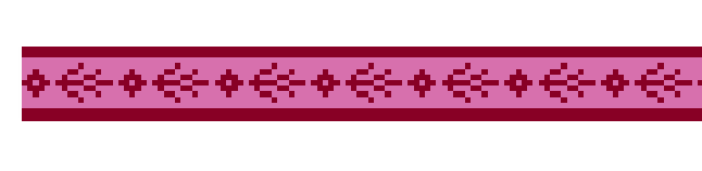 Pink Bedford Hatband