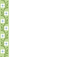Blue Daisy Fob