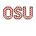OSU Checkerboard Letters