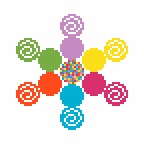 Candy Snowflake 