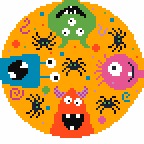 Colorful Monsters Round 
