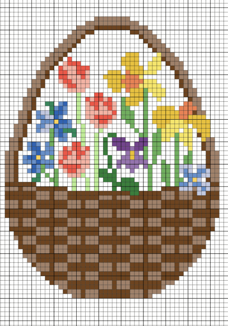 Flower Basket Egg
