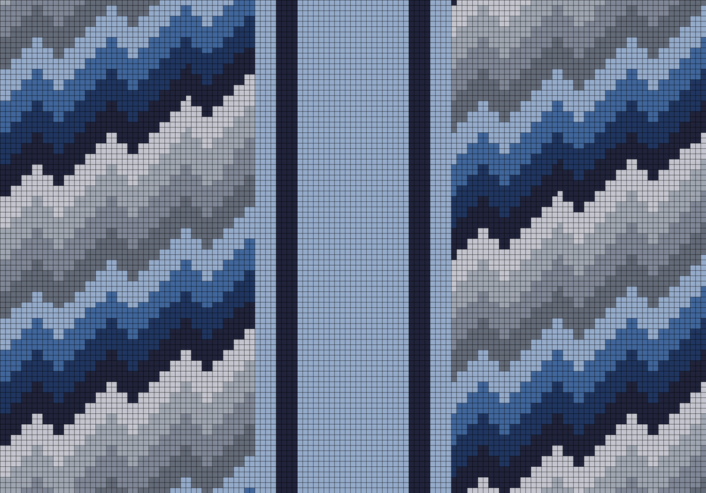 Riley Clutch Blue Grey