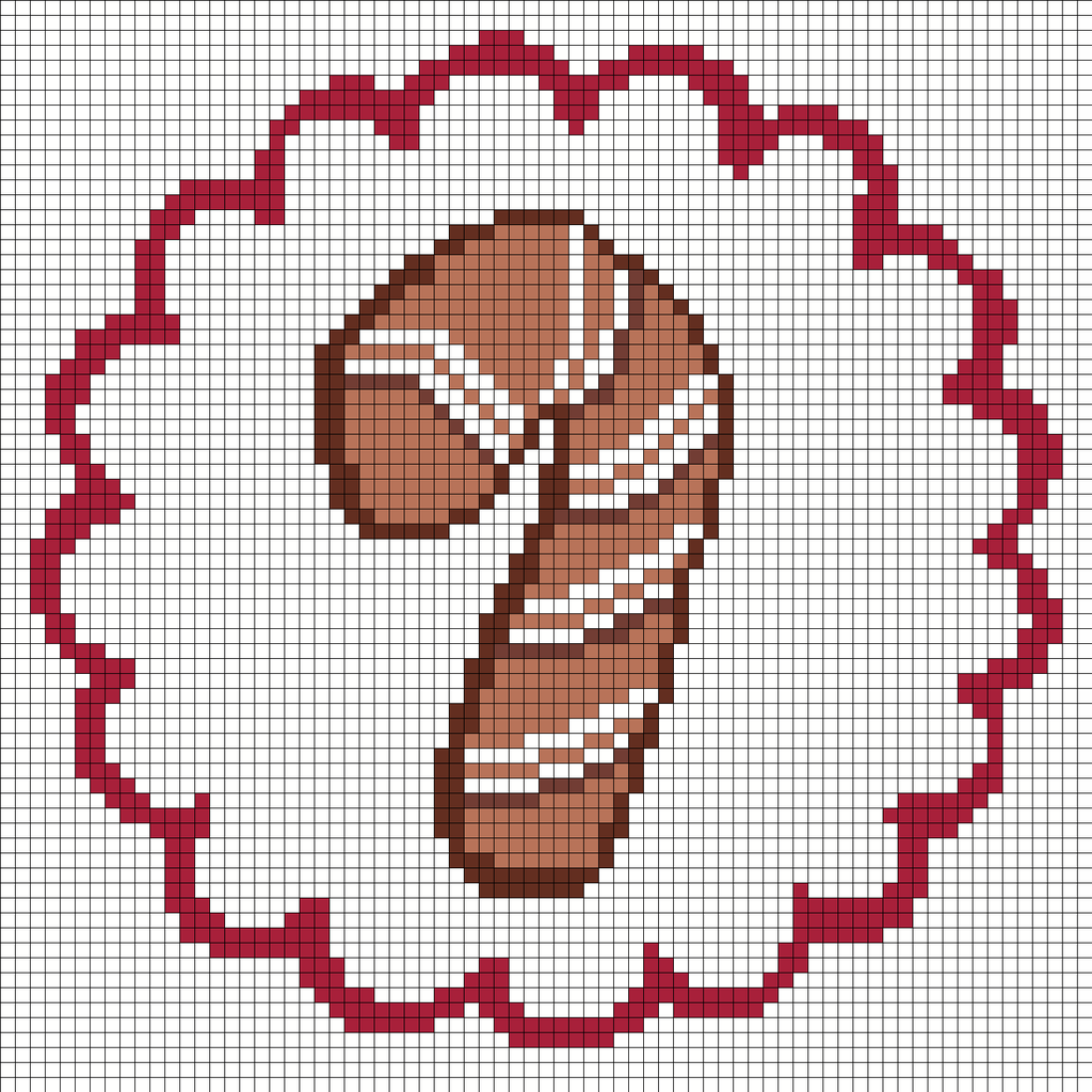 Candy Cane Cookie Ornament