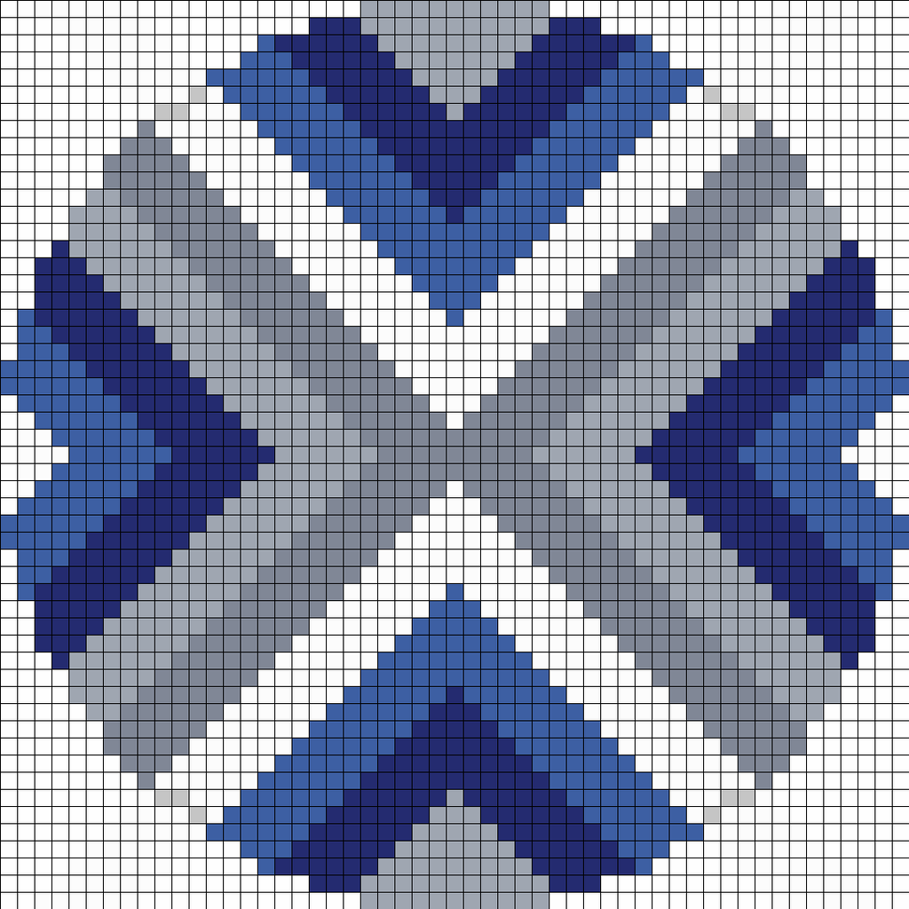 Blue Grey Round