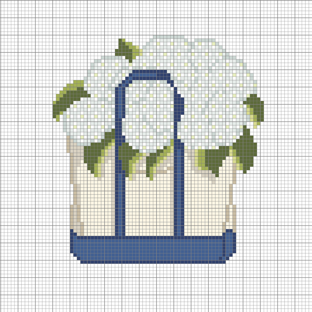 Hydrangea Blooms Tote-White