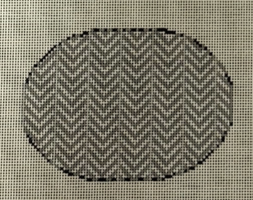 Oval - Herringbone