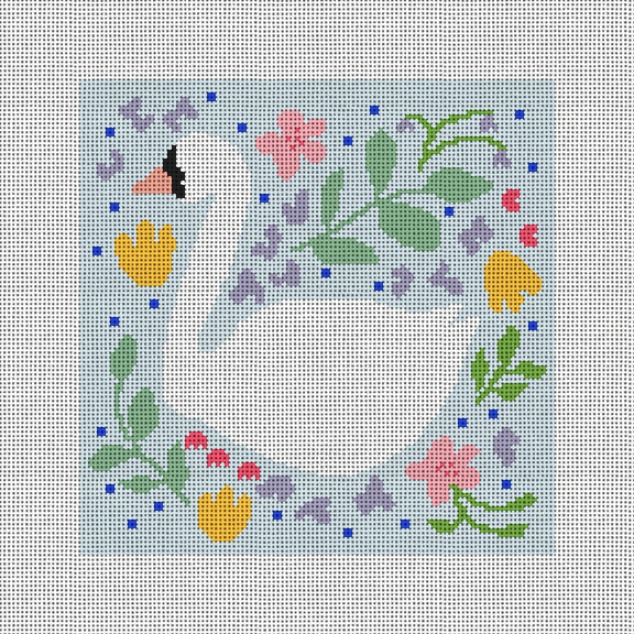 Floral Swan