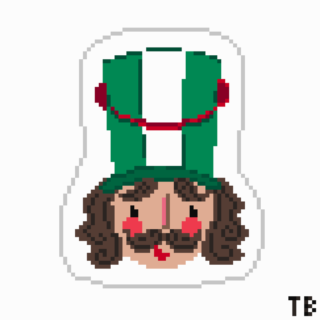 Green Nutcracker Head