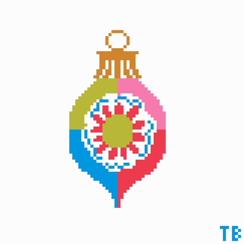 Retro Ornament D