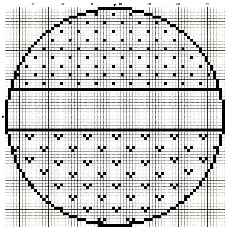 College Round - Line Drawing Only 