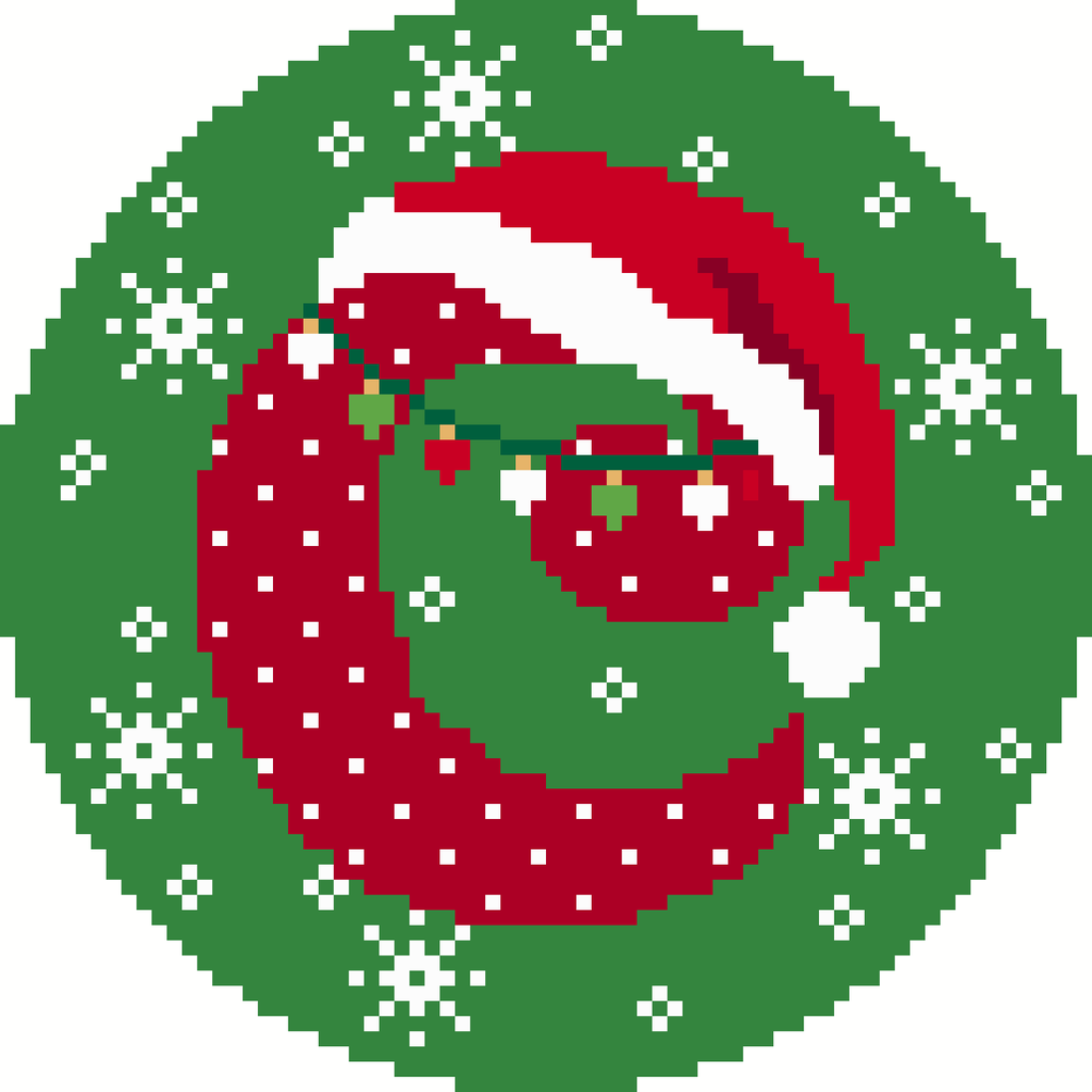 Santa Hat Alphabet C