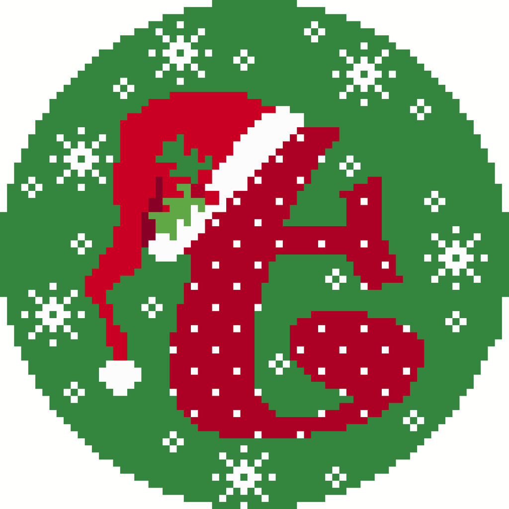 Santa Hat Alphabet T