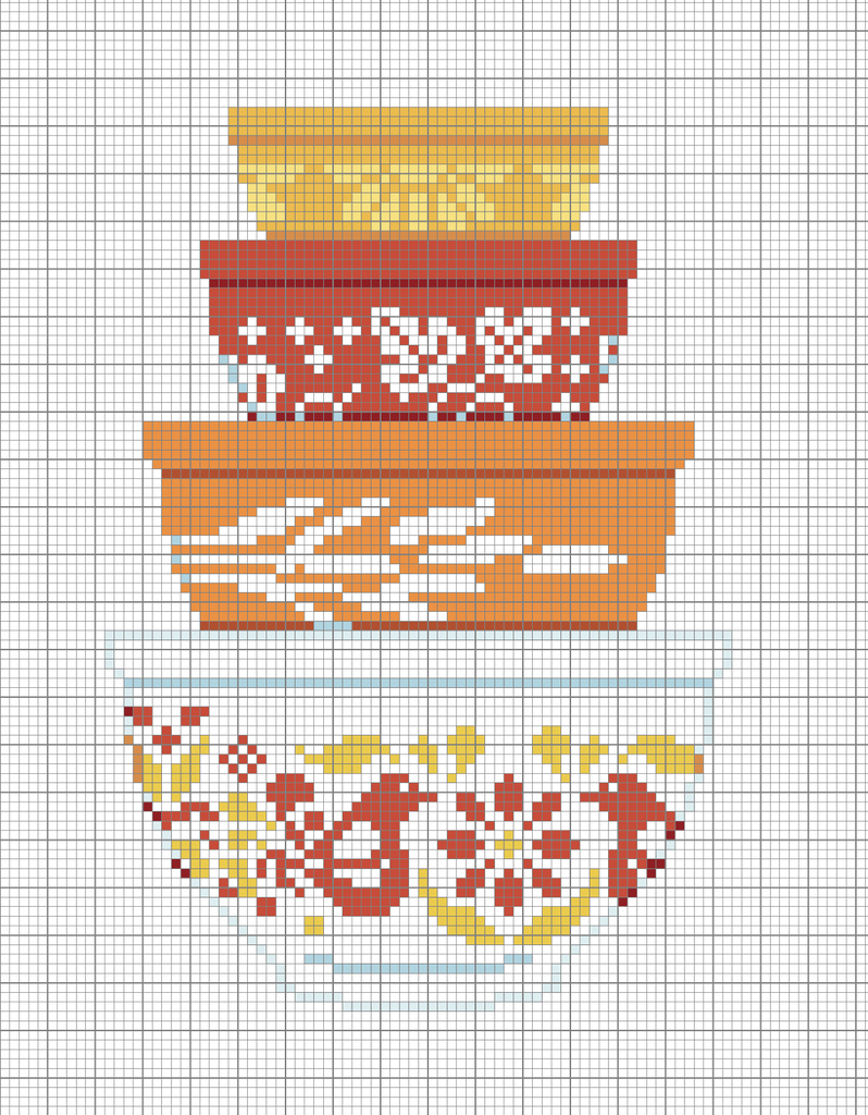 Vintage Autumn Bowls