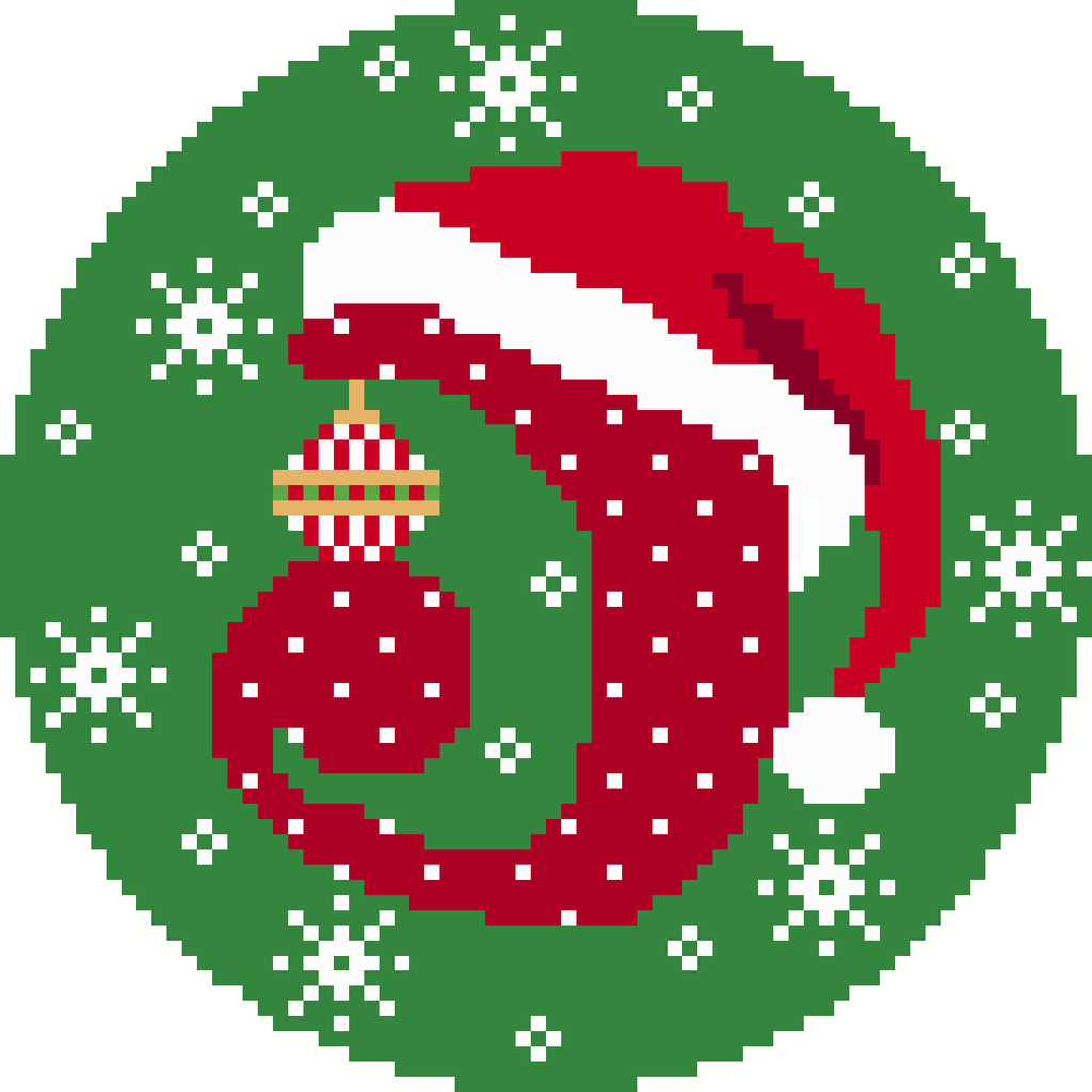 Santa Hat Alphabet J