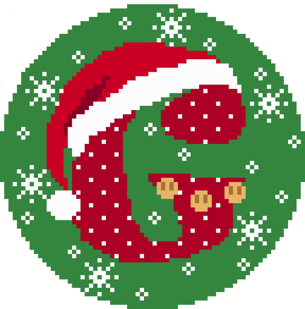 Santa Hat Alphabet G
