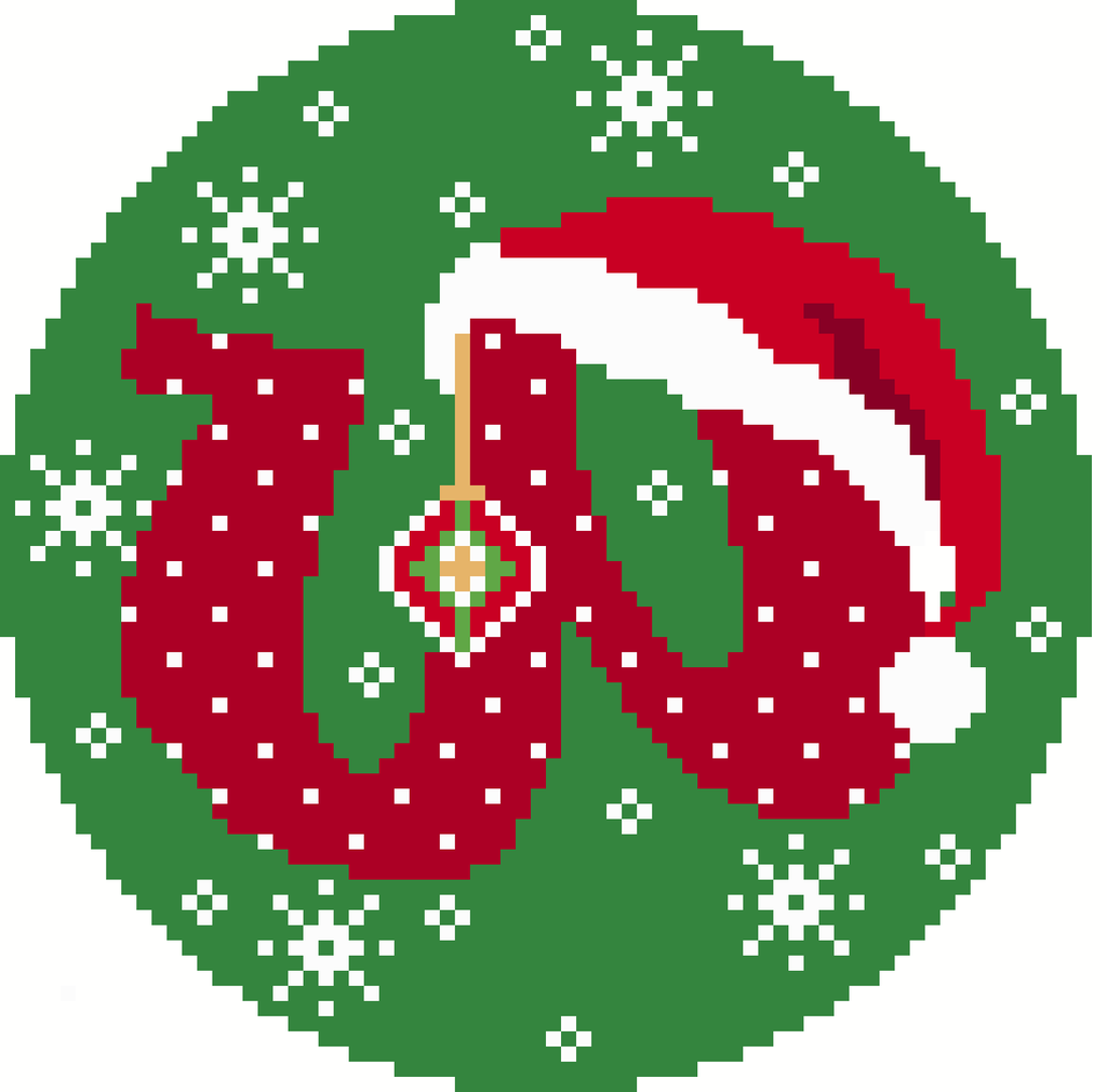 Santa Hat Alphabet W