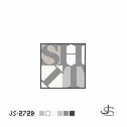 SHIT bag charm - grayscale
